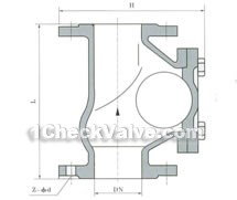 Wafer lift check valve constructral diagram(pic1)