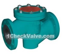 Flange lift lined rubber, lined fluorine check valve(pic2)