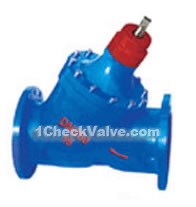 Flange multifunctional three-in-one check valves