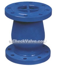 Flange silent check valves