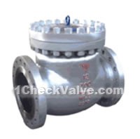 Flange swing low temperature check valves