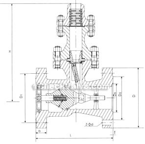 No-load running check valve constructral diagram