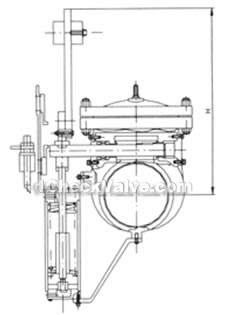 Power station exhaust check valve constructral diagram(pic1)