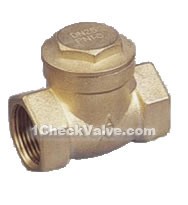 Swing internal thread brass check valve(pic2)