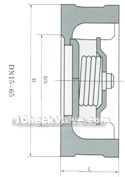 Wafer lift check valve constructral diagram(pic2)