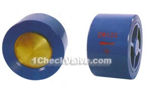 Wafer silent check valves