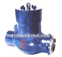 Welding power station swing check valves